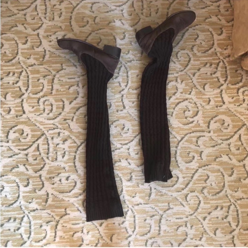 Over knee knitting socks boots - Picture 4 of 5